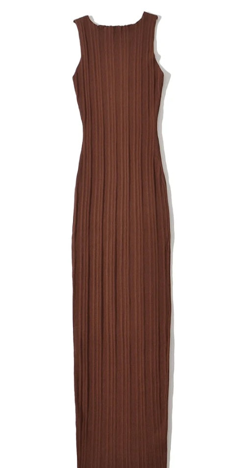 Brown maxi dress